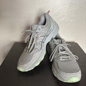 Asics Women's Athletic Shoes in Gray and Mint